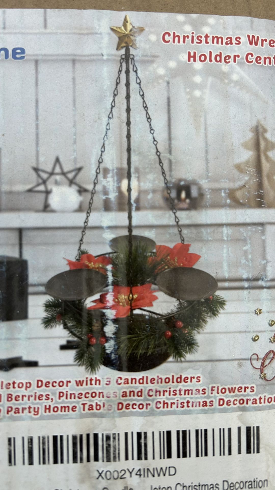 Christmas Decoration, Candle Holder, Home Decor