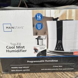 NEW - Mainstays Ultrasonic Top-Fill Cool Mist Humidifier