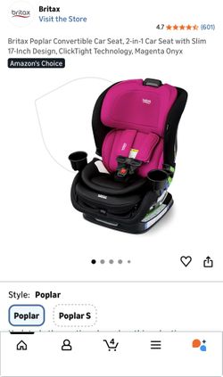 Britax Poplar Convertible Car Seat