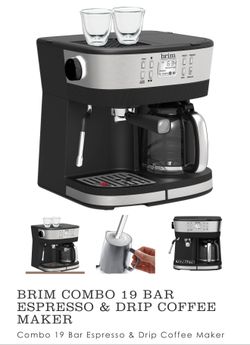 Brim Combo Espresso and Coffee Maker