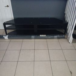 TV Stand And Black  Rug For Sale