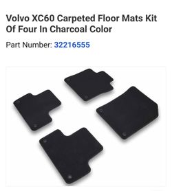 2018-2026 volvo xc60 carpet floor mats