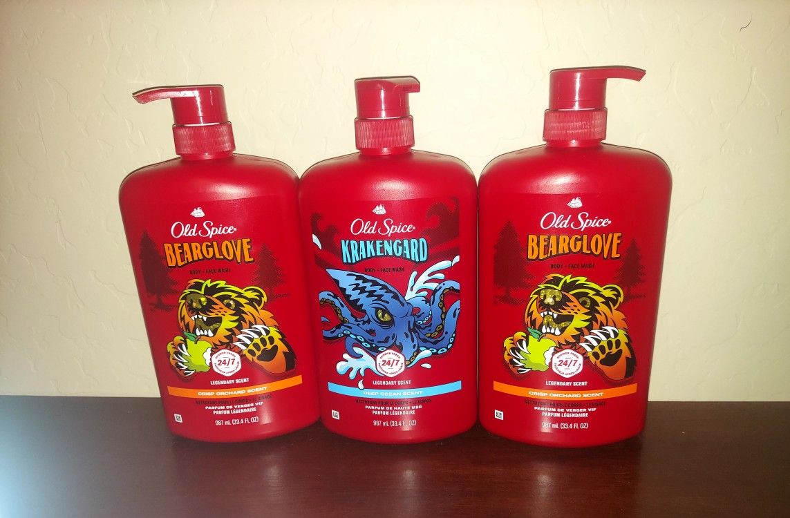 Old Spice Body Wash 33.4 fl oz-$8 Each-X Streets Ray and Higley 