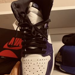 Jordan 1 court purple