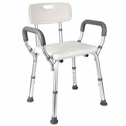 Shower Chair Seat with Padded Armrests 