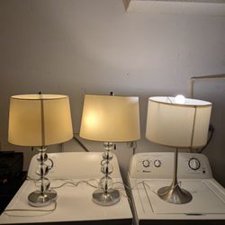 3 Living Room Lamps 