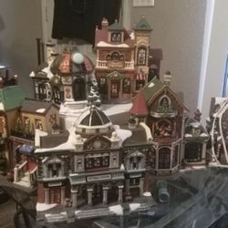 Christmas Villages Yard Sale