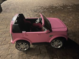 Pink Kids Range Rover Electric Ride-On Car