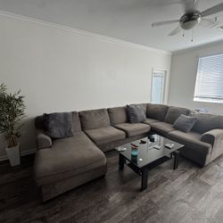 Gray couch - Sectional
