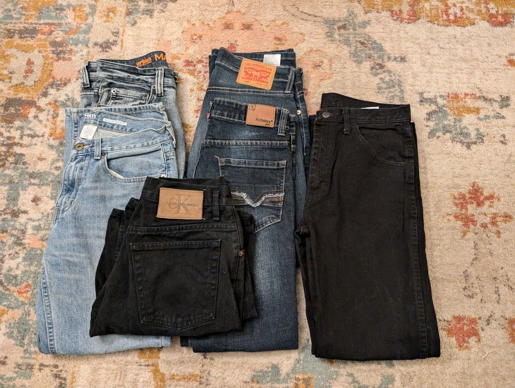 Men's 30x30 Jeans(5pair) And Shorts(1pair)