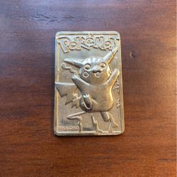 Pikachu Pokémon 23 Karat Gold Card