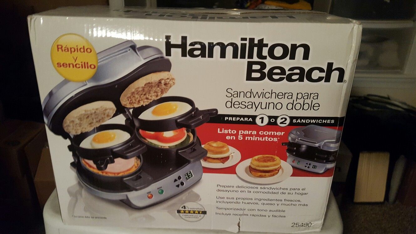 Hamilton Beach Dual Breakfast Sandwich Maker