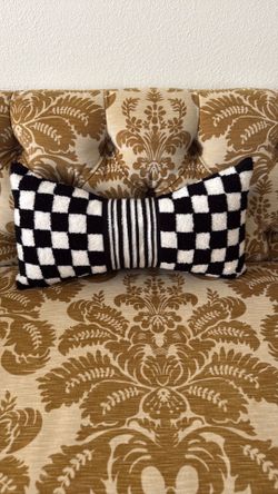 Mackenzie Childs bow pillow