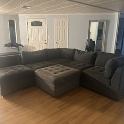 Gray Sectional Couch