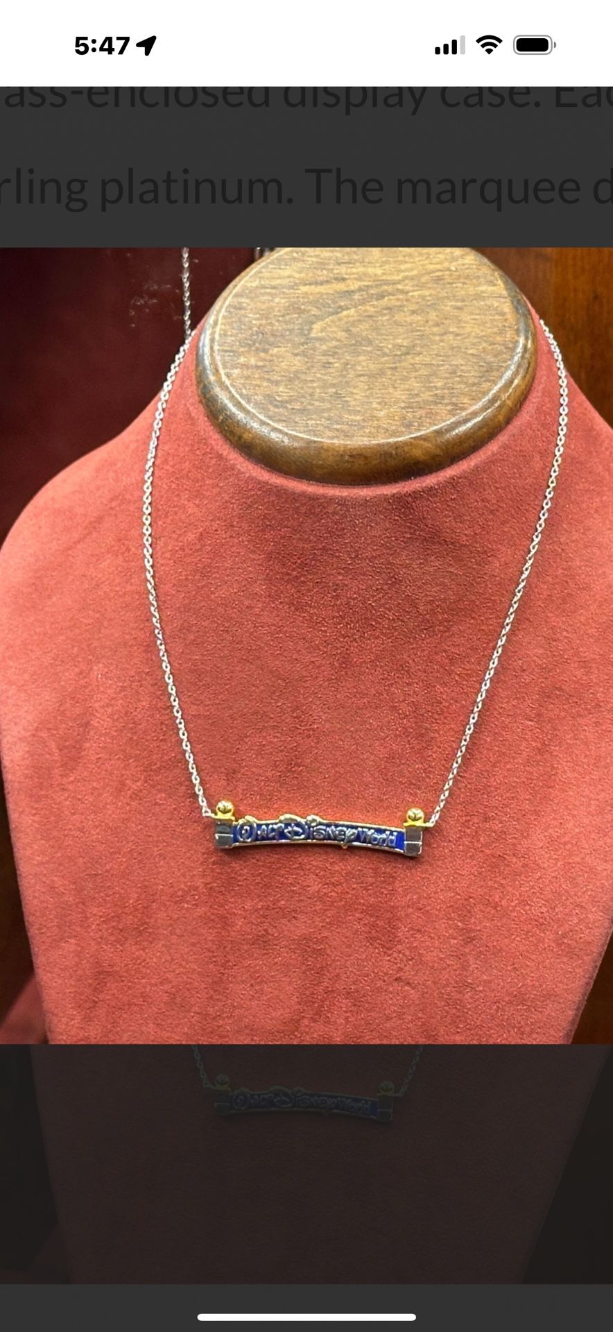 Walt Disneyworld Parks Jewelry