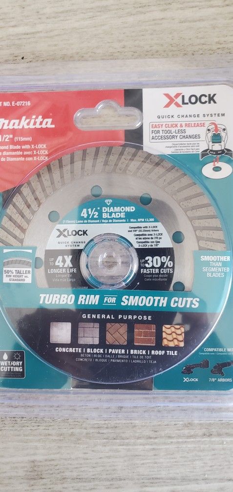 Makita 41/2 Inch Diamond Blades