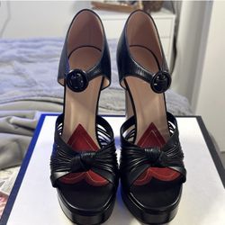 Gucci shoes +Box-Worn Once! Size 40.5