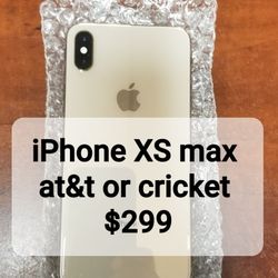 iPhone Xs Max Gold At&t 