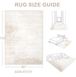 8x10 begie rug