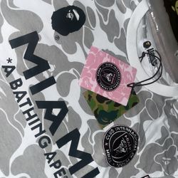 BAPE x Inter Miami CF Camo Tee White Passes Stock X 