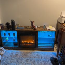 TV Stand With Fireplace