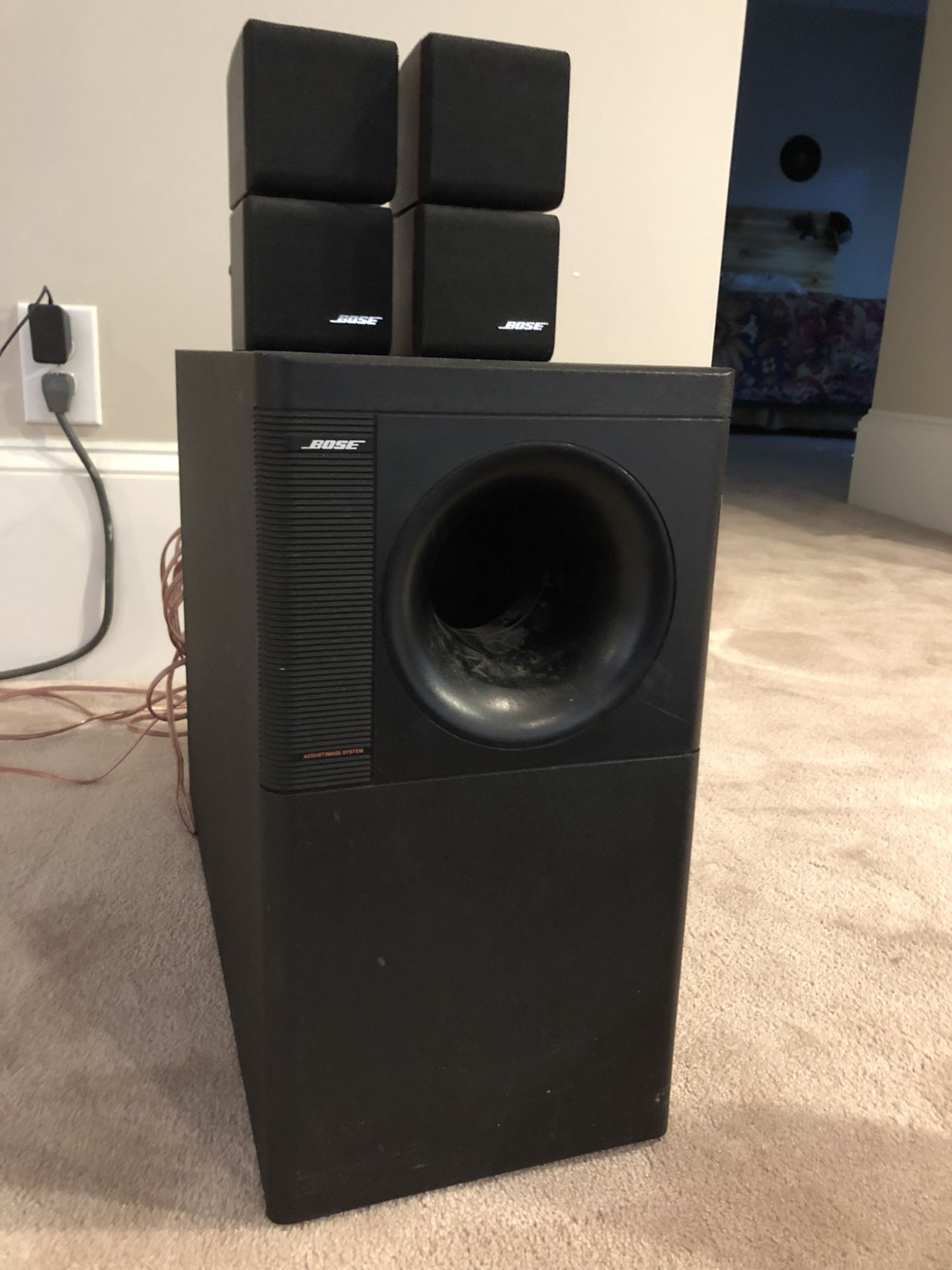 Bose 2.1 system with amp