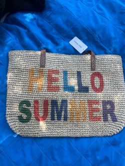 Beach tote bag