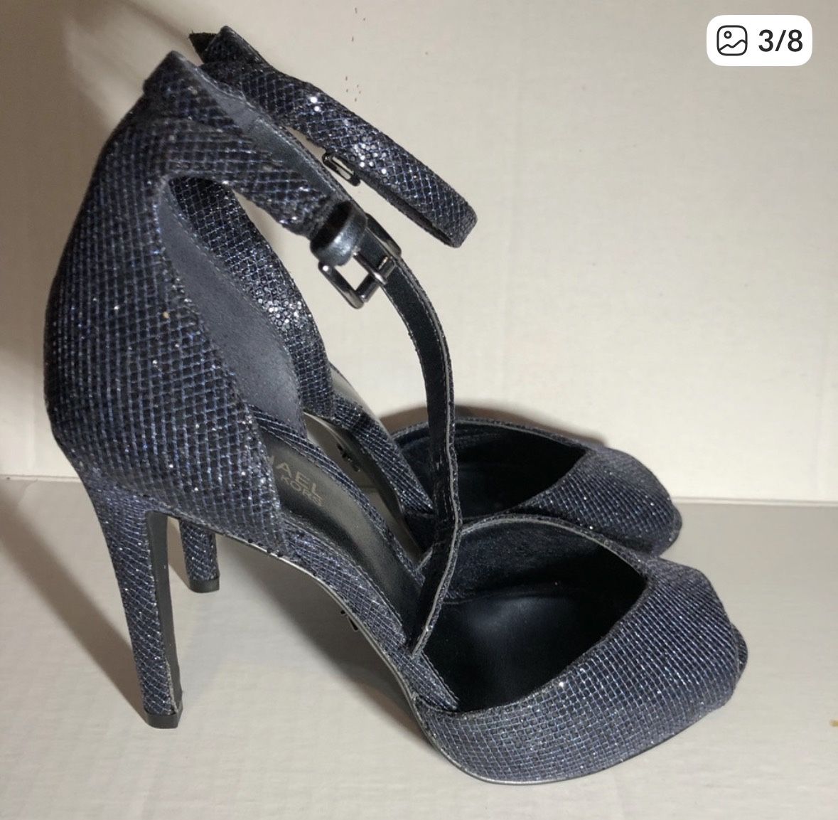 Michael Kors Cambria Glitter Heels