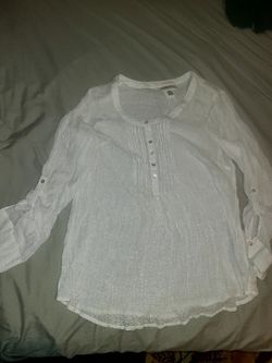 MOTHERHOOD WHITE BLOUSE