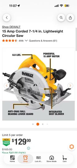 Circular Saw & Compact Router – Great Condition ( open box )