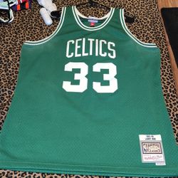 Larry Bird Mitchell N Ness Throwback Jersey