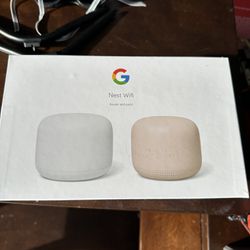 NEW Google Nest WiFi Router And Point