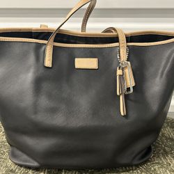 Designer Coach Saffiano Handbag