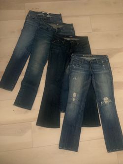 4 Pairs of Vintage Low Rise Jeans