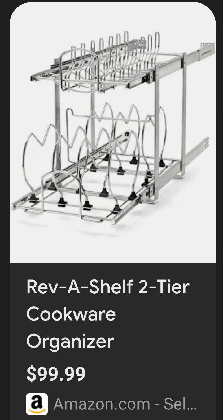 Cookware Cabinet slide-out rack
