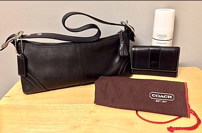 Coach Purse And Matching Wallet