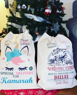 Personalized Santa Sacks 