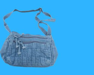 Yanpls crossbody denim bag