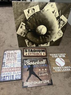 Baseball Wall Art