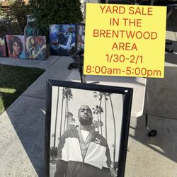 YARD SALE IN THE BRENTWOOD AREA 