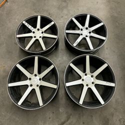 20" Staggered Nichie Rims 5 X 120