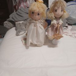 Precious Moments Dolls On Stands