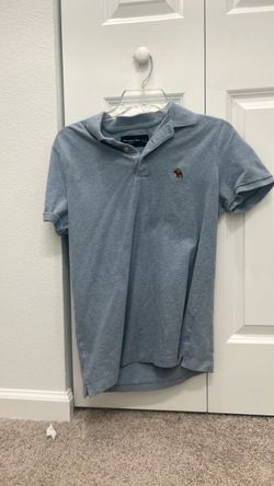 Abercrombie and fitch stretch moose polo shirt