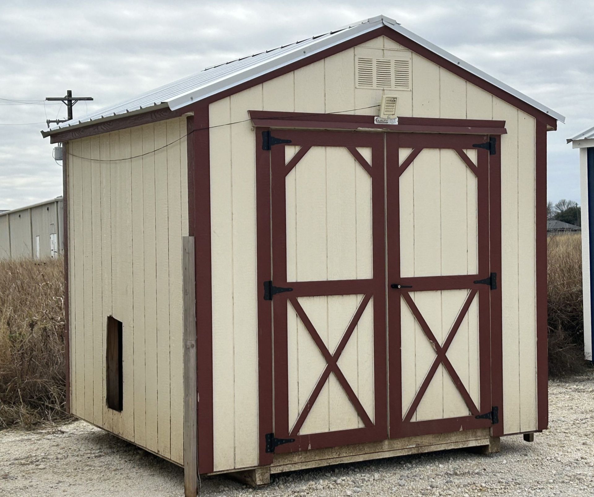 PREOWNED 8ft.x8ft. Utility Shed