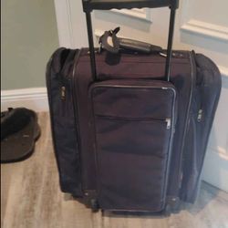 Carry On Suitcase Navy Blue  In Margie