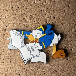 Disney Auctions Exclusive Donald Duck Anger Management Limited LE 500 Lapel Pin
