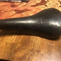 Vintage BMX Bike Seat Black Plastic 