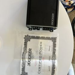 Kicker CXA 800.1 Amplifier 