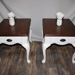 Farmhouse End Tables/Nightstands 