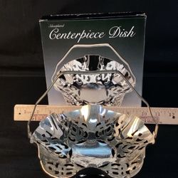 Silverplated Centerpiece Candy Dish Bowl 